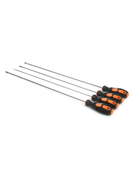 Set 4 surubelnite lungi, Kraft&Dele KD10945, plate si transversale, 450 mm