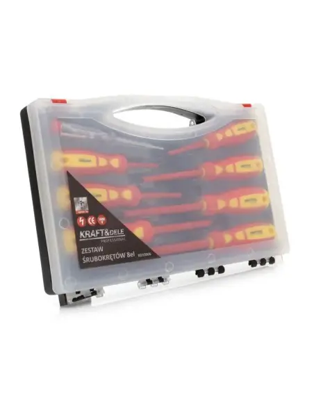 Set surubelnite electrician, 8 elemente, 1000 V, KD10906, Kraft&Dele Set surubelnite electrician, 8 elemente, 1000 V, KD10906, Kraft&Dele