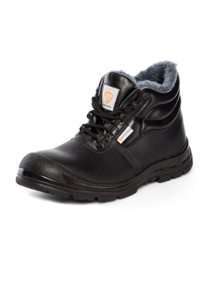 Bocanci de protectie S3, Winter Strong, imblaniti, din piele, cu bombeu compozit si lamela antiperforare