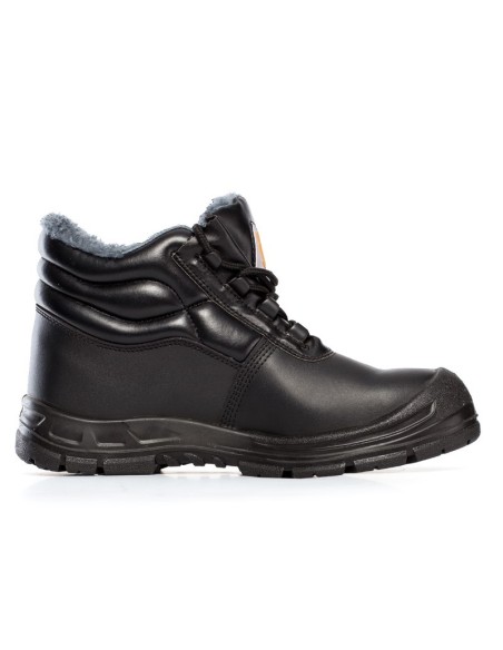 Bocanci de protectie S3, Winter Strong, imblaniti, din piele, cu bombeu compozit si lamela antiperforare
