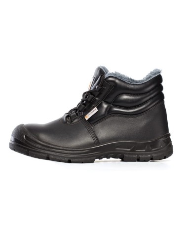 Bocanci de protectie S3, Winter Strong, imblaniti, din piele, cu bombeu compozit si lamela antiperforare