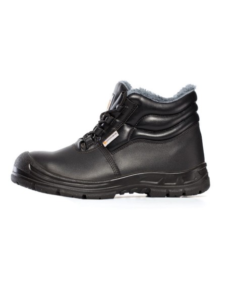 Bocanci de protectie S3, Winter Strong, imblaniti, din piele, cu bombeu compozit si lamela antiperforare