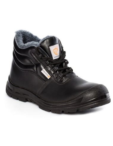 Bocanci de protectie S3, Winter Strong, imblaniti, din piele, cu bombeu compozit si lamela antiperforare