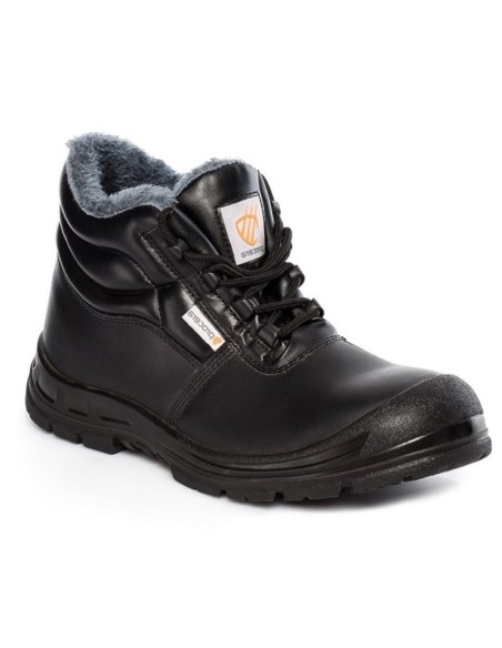 Bocanci de protectie S3, Winter Strong, imblaniti, din piele, cu bombeu compozit si lamela antiperforare