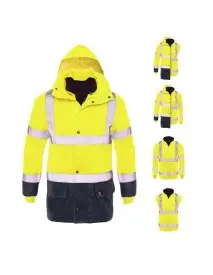 Geaca reflectorizanta 5IN1, Procera, maneci detasabile, impermeabila