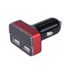Incarcator auto USB, Extol, 12 / 24V, 2xUSB, contor, 3.4A, 17W