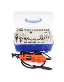 Mini freza electrica, Kraft&Dele, 218 accesorii, 270W, 8000-35000 rpm