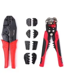 Set clesti de sertizare conectori, Kraft&Dele, cu matrite detasabile