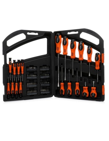 Set 75 piese surubelnite si biti, Kraft&Dele, plate, cruci, torx