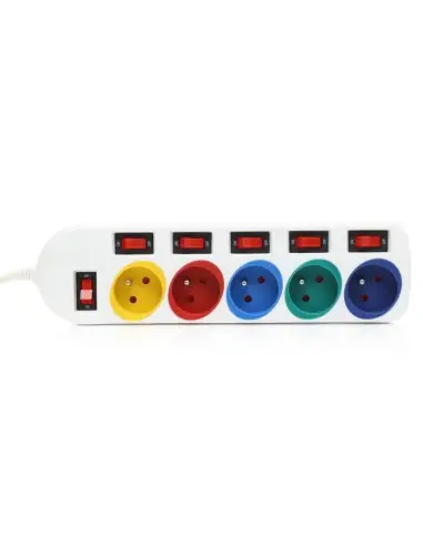 Prelungitor electric, Kraft&Dele, 1.5 m, 5 prize, intrerupator suplimentar Prelungitor electric, Kraft&Dele, 1.5 m, 5 prize, intrerupator suplimentar