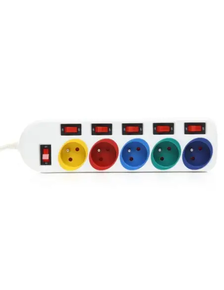 Prelungitor electric, Kraft&Dele, 1.5 m, 5 prize, intrerupator suplimentar Prelungitor electric, Kraft&Dele, 1.5 m, 5 prize, intrerupator suplimentar