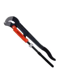 Cheie reglabila pentru tevi, Kraft&Dele, din otel cromat, 1"