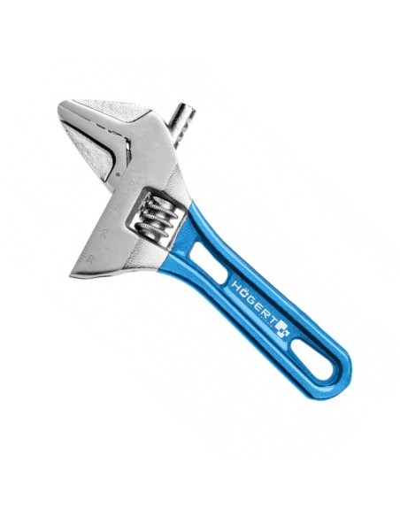 Cheie reglabila, Hogert, 140 mm, din CrV, maner ergonomic scurt