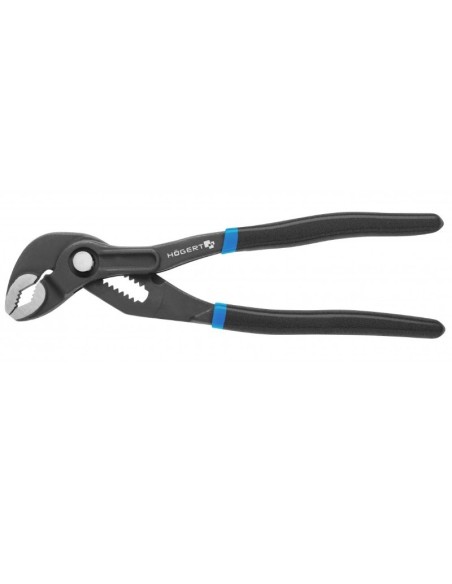 Cleste pentru tevi, Hogert, 400 mm, cu reglare rapida, CrV