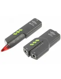 Detector cabluri internet/telefonice, Hogert, cablu RJ45 / RJ11, 18 cm