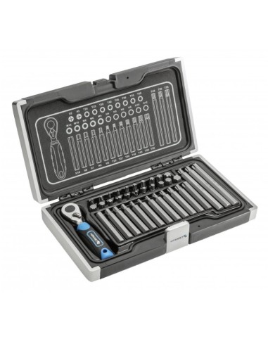 Set biti de surubelnita, Hogert, cu clichet, otel S2, 37 buc