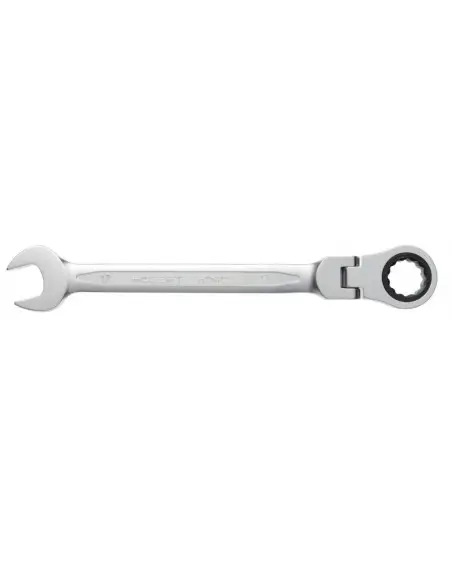 Cheie combinata, Hogert, cu clichet, otel CrV, cu cap flexibil, 19 mm, 72 T Cheie combinata, Hogert, cu clichet, otel CrV, cu cap flexibil, 19 mm, 72 T