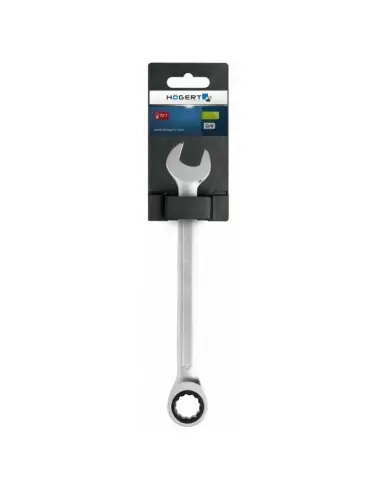 Cheie combinata, Hogert, cu clichet, otel CrV, 30 mm, 72 T Cheie combinata, Hogert, cu clichet, otel CrV, 30 mm, 72 T