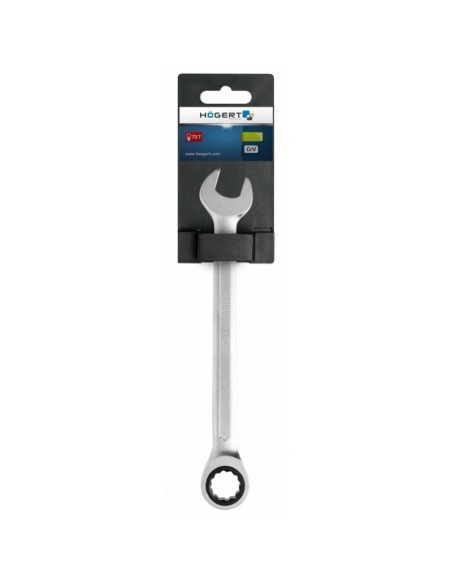 Cheie combinata, Hogert, cu clichet, CrV, 22 mm, 72 T Cheie combinata, Hogert, cu clichet, CrV, 22 mm, 72 T