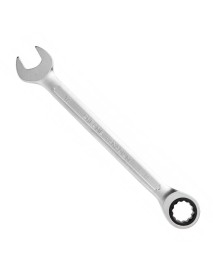Cheie combinata, Hogert, cu clichet, otel CrV, 7 mm, 72 T