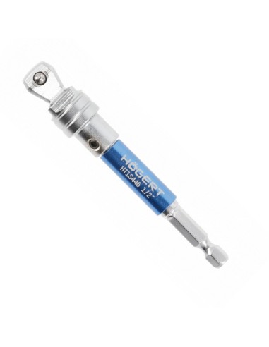 Adaptor pentru biti, Hogert, 1/2 ", cu fixare 1/4", CrV, 100 mm Adaptor pentru biti, Hogert, 1/2 ", cu fixare 1/4", CrV, 100 mm