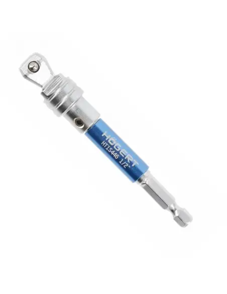 Adaptor pentru biti, Hogert, 1/2 ", cu fixare 1/4", CrV, 100 mm Adaptor pentru biti, Hogert, 1/2 ", cu fixare 1/4", CrV, 100 mm