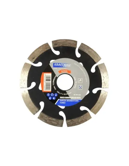 Disc diamantat pentru beton, Kraft&Dele, 125 x 7 x 22, 23 mm