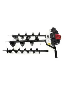 Set motoburghiu pamant Kraft&Dele KD174, 5.2CP + 3x Burghiu 100 + 150 +200mm