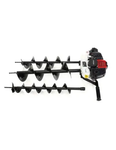 Set motoburghiu pamant Kraft&Dele KD174, 5.2CP + 3x Burghiu 100 + 150 +200mm