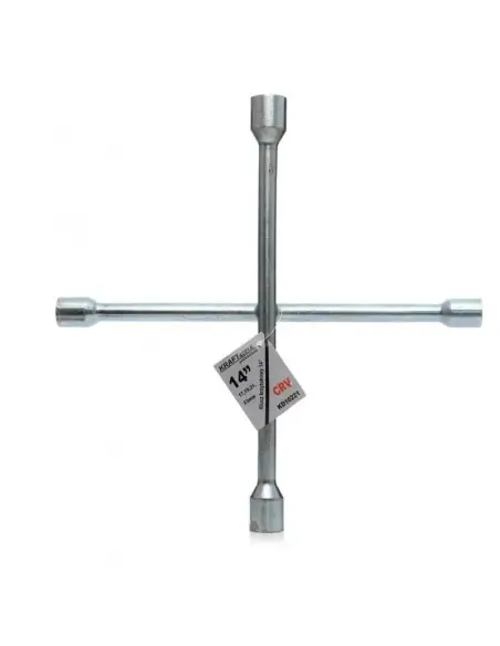 Cheie pentru roti in cruce, Kraft&Dele, 17x19x21x23mm Cheie pentru roti in cruce, Kraft&Dele, 17x19x21x23mm