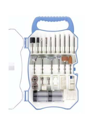 Set de accesorii, Hogert, pentru mini polizor, 72 buc