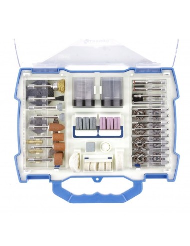 Set accesorii de rezerva, Hogert, pentru mini polizor, 145 buc Set accesorii de rezerva, Hogert, pentru mini polizor, 145 buc