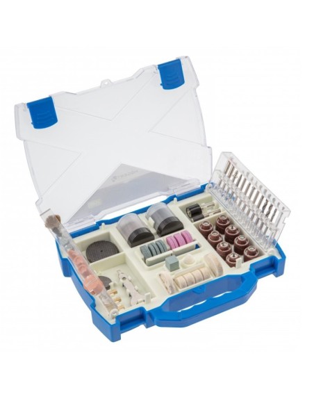 Set accesorii de rezerva, Hogert, pentru mini polizor, 145 buc Set accesorii de rezerva, Hogert, pentru mini polizor, 145 buc