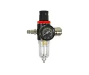 Regulator de presiune cu filtru de aer 1/4, Kraft&Dele, cu manometru