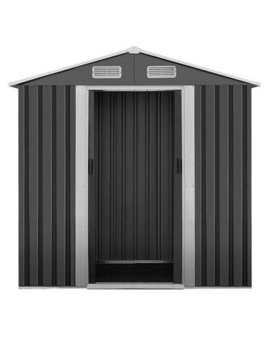 Casuta de gradina, Bass Polska, 2,6 x 2,6 x 1,9 m, din otel galvanizat Casuta de gradina, Bass Polska, 2,6 x 2,6 x 1,9 m, din otel galvanizat