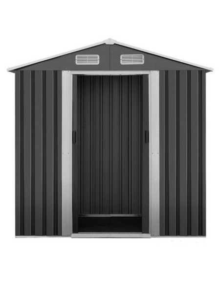 Casuta de gradina, Bass Polska, 2,6 x 2,6 x 1,9 m, din otel galvanizat Casuta de gradina, Bass Polska, 2,6 x 2,6 x 1,9 m, din otel galvanizat