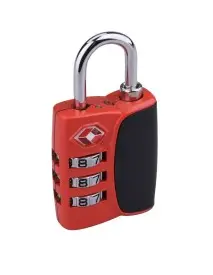 Lacat cu combinatie TSA, Extol Premium, cu cod din trei cifre, 61x32x14mm