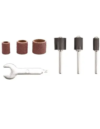 Set 350 piese, Extol Premium, mini tamburi slefuit, pentru minifreza