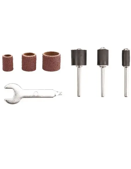 Set 350 piese, Extol Premium, mini tamburi slefuit, pentru minifreza