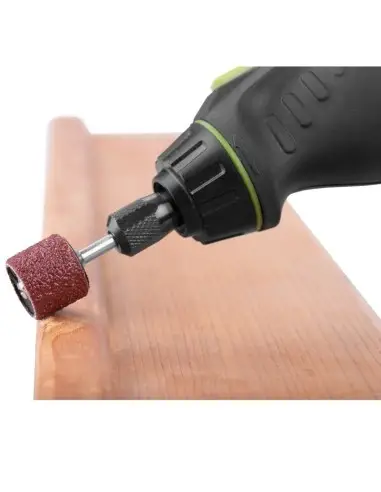 Set 350 piese, Extol Premium, mini tamburi slefuit, pentru minifreza