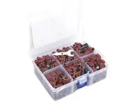 Set 350 piese, Extol Premium, mini tamburi slefuit, pentru minifreza