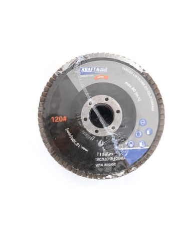 Set 10 discuri lamelare pentru slefuit, Kraft&Dele, P60, 115 mmx22,23 mm Set 10 discuri lamelare pentru slefuit, Kraft&Dele, P60, 115 mmx22,23 mm