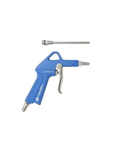Pistol suflat, Hogert, cu duza scurta si lunga, 1/4” cu presiunea de 87 PSI / 6 BAR