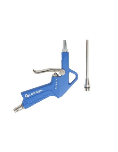 Pistol suflat, Hogert, cu duza scurta si lunga, 1/4” cu presiunea de 87 PSI / 6 BAR