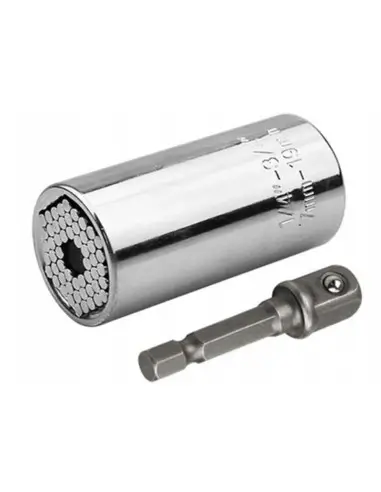 Cheie tubulara universala, KD1561, Kraft&Dele, 7-19mm, 1/4"-3/4" Cheie tubulara universala, KD1561, Kraft&Dele, 7-19mm, 1/4"-3/4"
