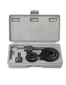 Set 11 piese carote, Extol, 19-64mm, pentru lemn, rigips, plastic