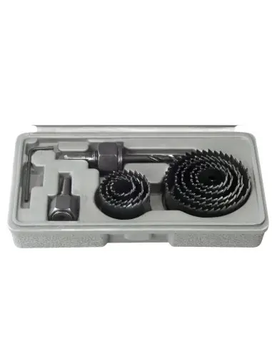 Set 11 piese carote, Extol, 19-64mm, pentru lemn, rigips, plastic