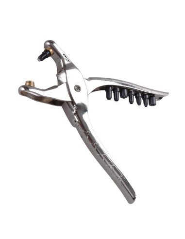 Set cleste de perforare si presare, Extol, cu 100 piulite, nituri, 2,5-5 mm, 225mm