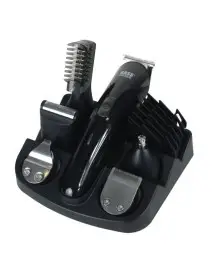 Set masina de tuns si ras, Bass Polska, 10 accesorii, baterie Li-Ion