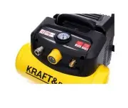 Compresor fara ulei, Kraft&Dele, 6L, 8bar, 1.1kW, 180L/min